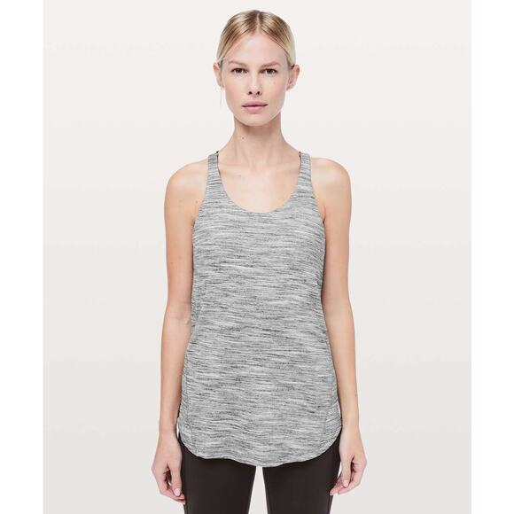 Lululemon Moment To Movement 2-In-1 Space Dye‎ Camo Tank Top Women's Size 4 - Picture 1 of 5